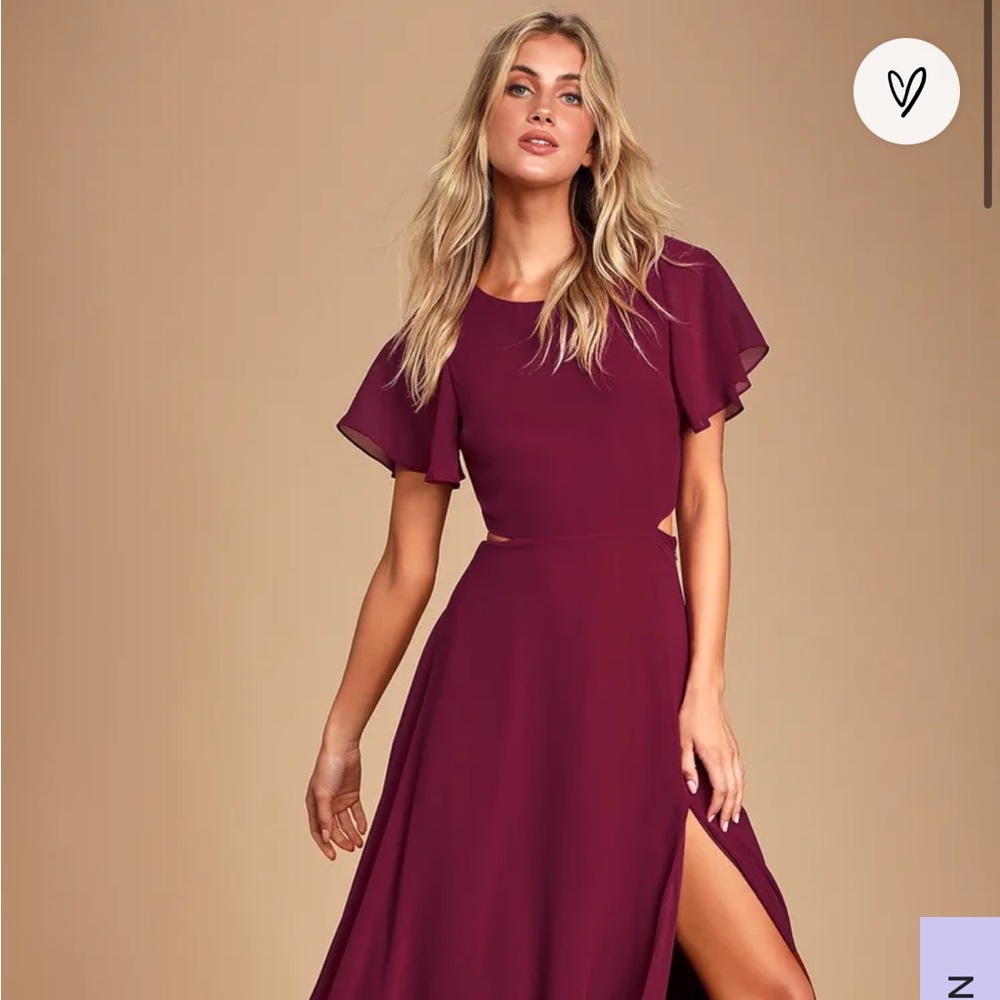 Lulu cutout maxi dress
